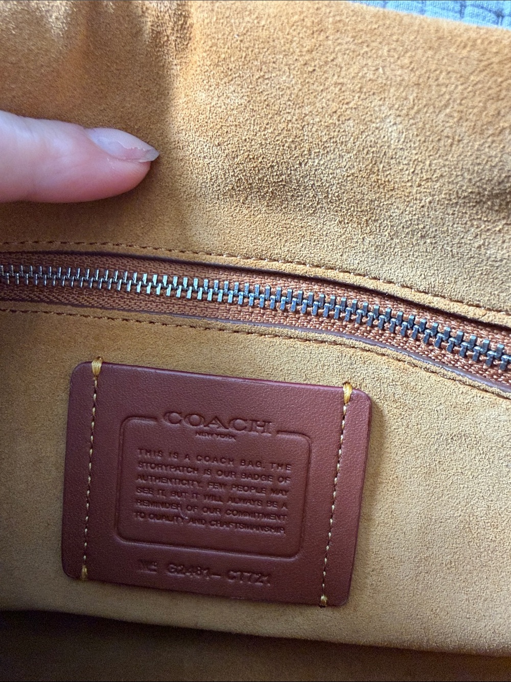 Coach Western Tabby Shoulder Bag Burnished Amber - Picture 11 of 12